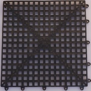 Black – bold contrast and easy to match with equipment Black anti-slip tiles