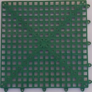 Green – ideal for marked walkways and safety zones Green anti-slip tiles