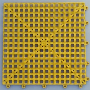 Yellow – high-visibility safety markings Yellow anti-slip tiles