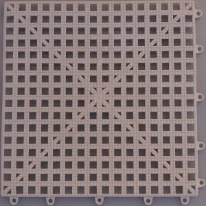Off‑white anti-slip tiles