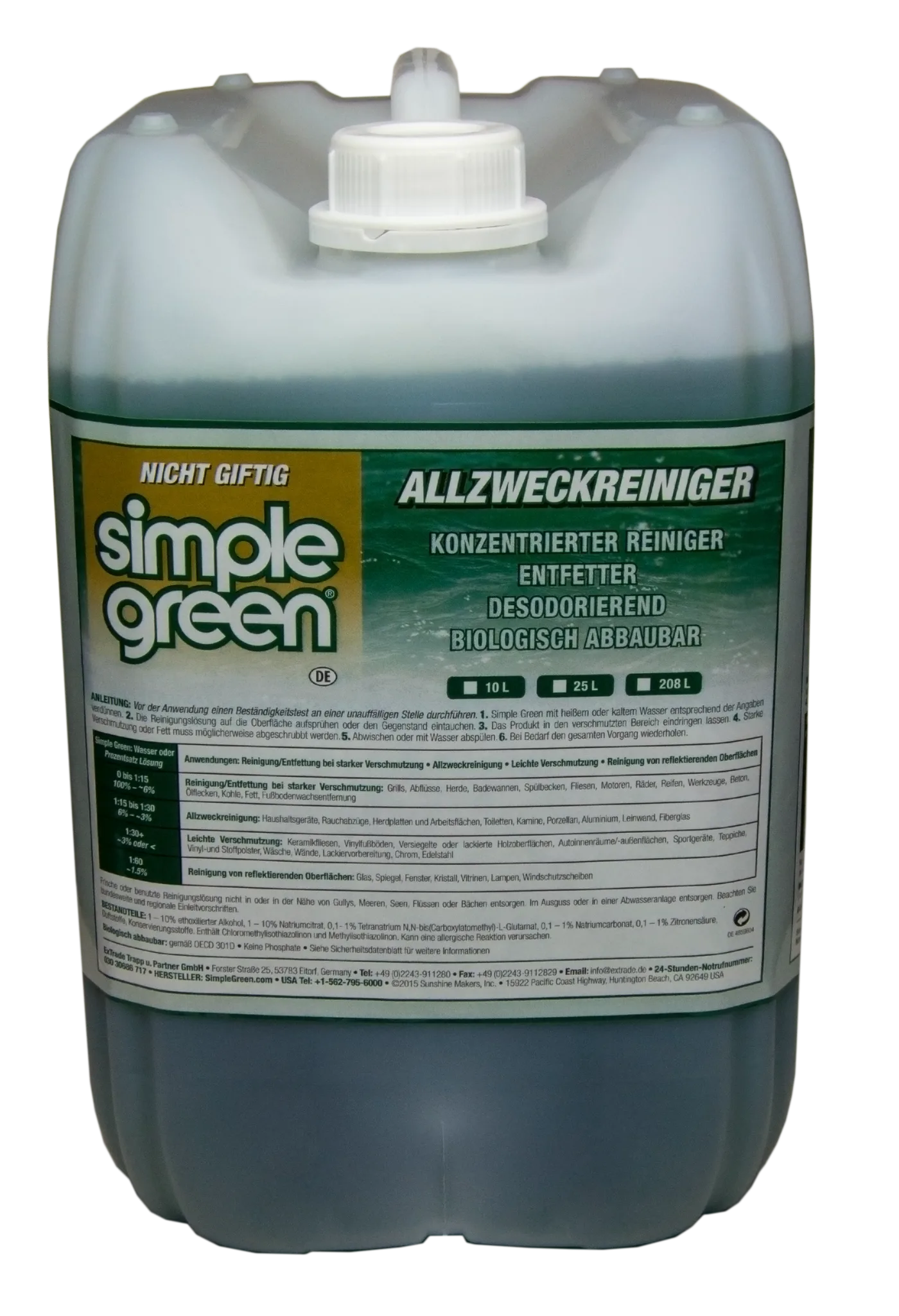 Simple Green Industrial Cleaner 10L